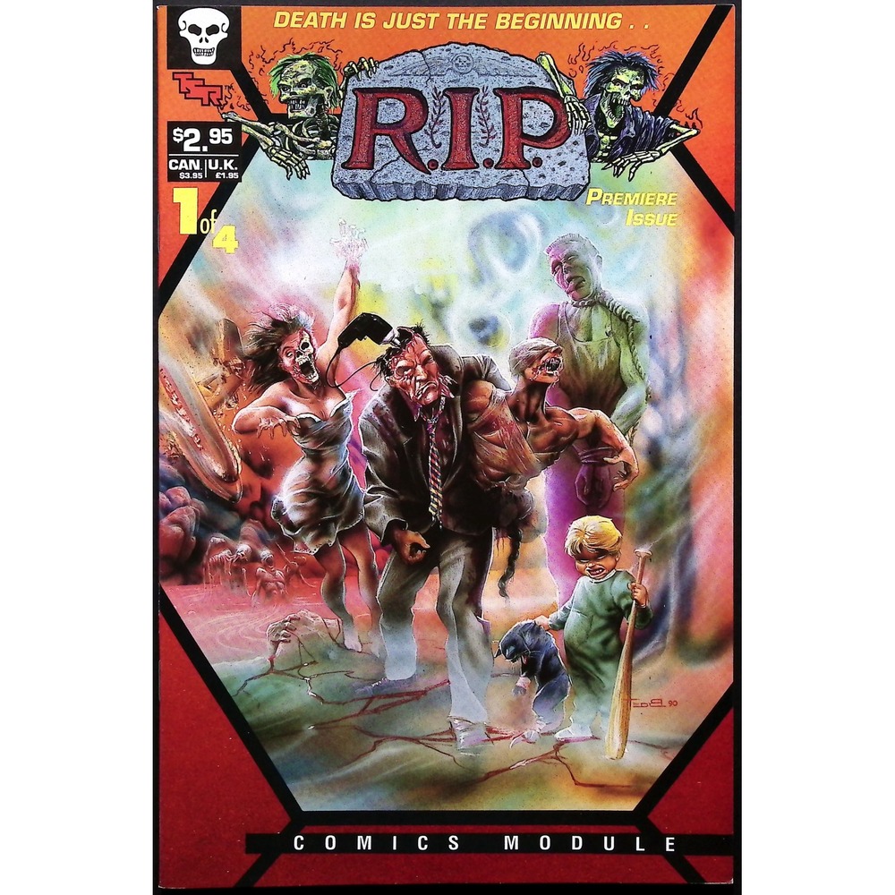 Revolutionary Comics Comic Book R.I.P. #1 1990 Horror‎ Anthology Premiere Issue